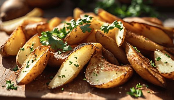 Pommes de terre succulentes à l’air fryer Moulinex : un choix gagnant