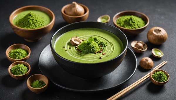 Découvrez le goût du matcha fusionné avec des champignons !